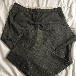 Worthington straight fit plaid slacks sz 8 pm